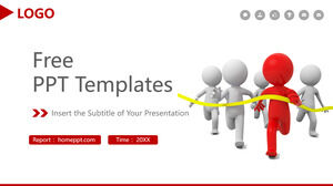 Business-PowerPoint-Vorlagen mit 3D-Charakteren