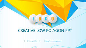 Șabloane PowerPoint creative Low Polygon