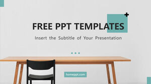 Simple Interior Design Theme PowerPoint Templates