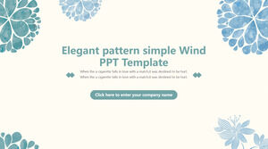 Elegant pattern simple PowerPoint templates