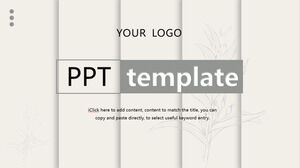 Elegant Classical Pattern PowerPoint Templates