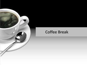 Coffee theme PPT template