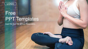 Modelli PowerPoint a tema per l'insegnamento dello yoga