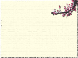 Klasik Erik Çiçeği PowerPoint Şablon