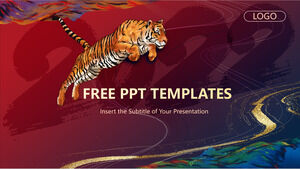 Year of the Tiger Business PowerPoint Templates