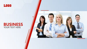 Red Business Corporate Promotion PowerPoint-Vorlage