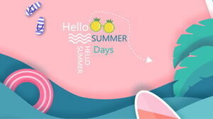 Colorful summer PowerPoint templates