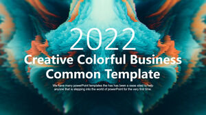Creative colorful business universal PowerPoint templates