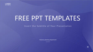 Blue Elegant Business PowerPoint Templates