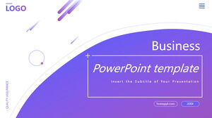 เทมเพลต PowerPoint รายงานการทำงานแบบไล่ระดับสี