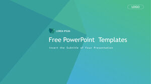 Templat PowerPoint Bisnis Sederhana iOS