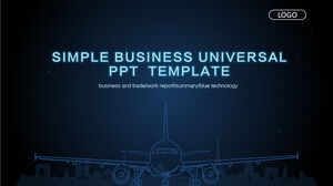 Простые универсальные бизнес-шаблоны PPT