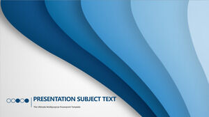 Blue Gradient Business PowerPoint Templates