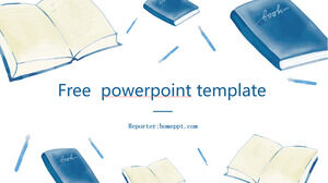 Modelli di PowerPoint dipinti a mano ad acquerello