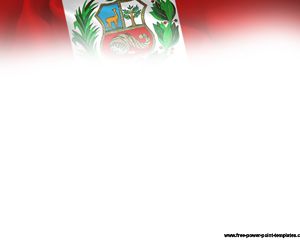 秘魯國旗PPT模板