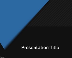 Template biru Paper PowerPoint