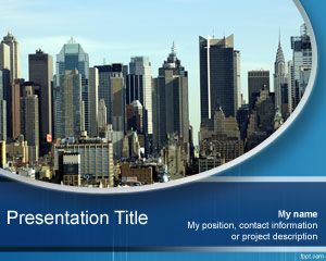 Plantilla de PowerPoint City
