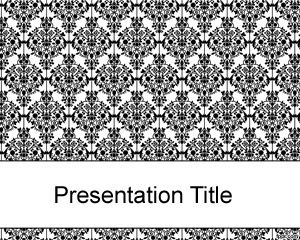 Vecchio nero modello di PowerPoint stile