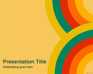 Modello di colore carta da parati di PowerPoint