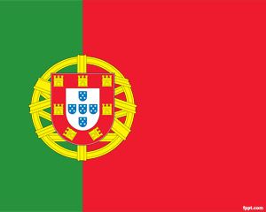 Flagge von Portugal Powerpoint