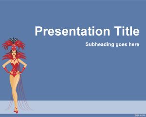 PowerPoint modelo Carnaval