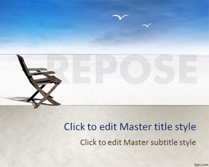 Kostenlose Repose Powerpoint-Vorlage