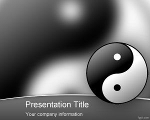 Modèle Feng Shui PowerPoint