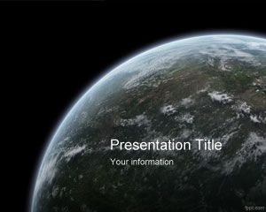 WWF地球一小时的PowerPoint模板