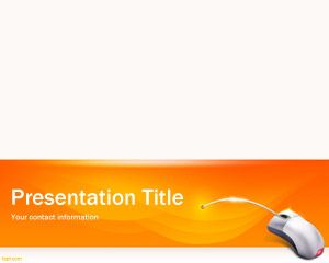 Template Laranja Software PowerPoint