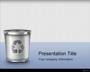 Trash Gestione Modello di PowerPoint