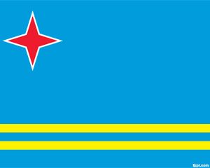 Drapeau d'Aruba PPT