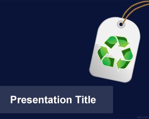 Eco Tag Powerpoint-Vorlage