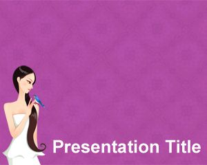 Woman Health PowerPoint Template Brainy