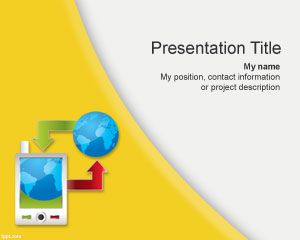 Мобильность Шаблон PowerPoint