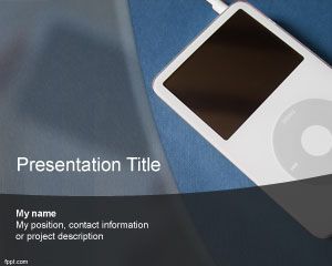 Gadget PowerPoint șablon