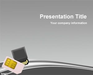 Карта памяти Шаблон PowerPoint