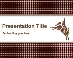 Cowboy PowerPoint Template