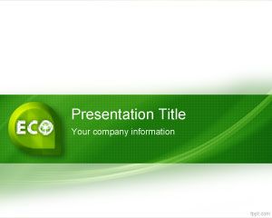 Çevre Dostu PowerPoint Şablon