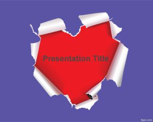 Çerçeve PowerPoint Şablon Aşk Çerçeve PowerPoint Şablon Aşk
