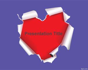 Liebe Rahmen Powerpoint-Vorlage