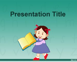 Обучение чтению шаблон Powerpoint