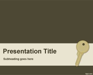 Template PowerPoint kunci