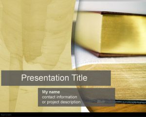 Powieść PowerPoint Template