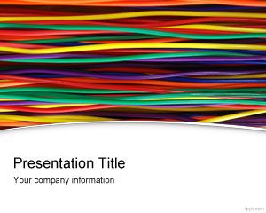 Fili e cavi PowerPoint Template Fili e cavi PowerPoint Template