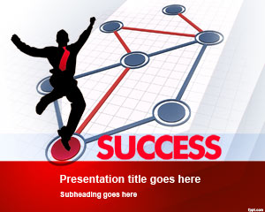 Başarılı Man PowerPoint Şablon