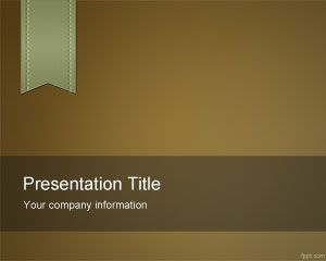 Браун электронного обучения Шаблон PowerPoint