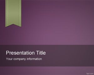 Menekşe E-Öğrenme PowerPoint Şablonu