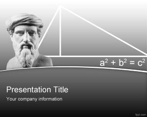 Pythagoras Powerpoint-Vorlage