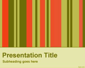 Dikey PowerPoint Template Barlar