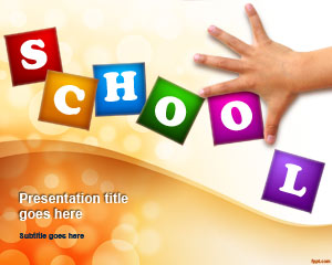 Educating Children PowerPoint Template